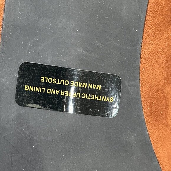 Callisto of California Shoe Womens 10 M Brown Lace Up Pointed Toe Ballet Flats - Picture 5 of 12